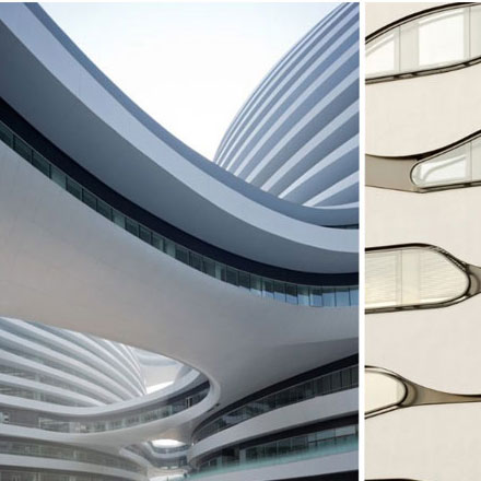 公寓导视公司，采用陨石切片装饰公寓导视