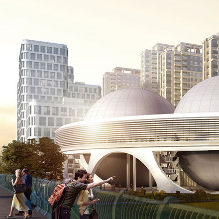 私人观星台温泉标识设计公司，静谧