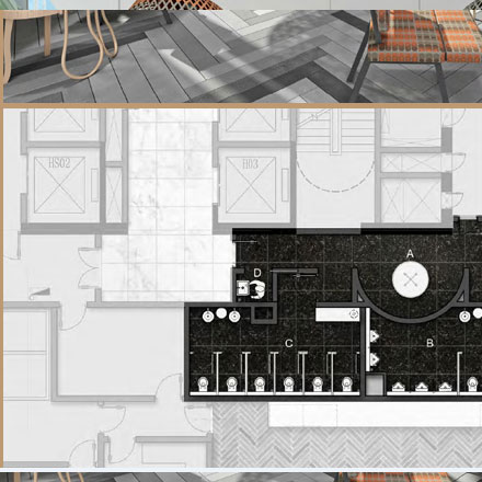 室内设计立面图标识